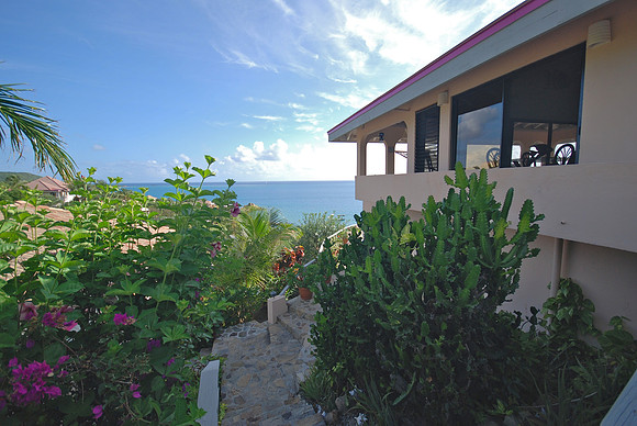 East side entrance Main Villa