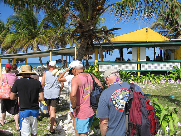 At last we arrive at the spot